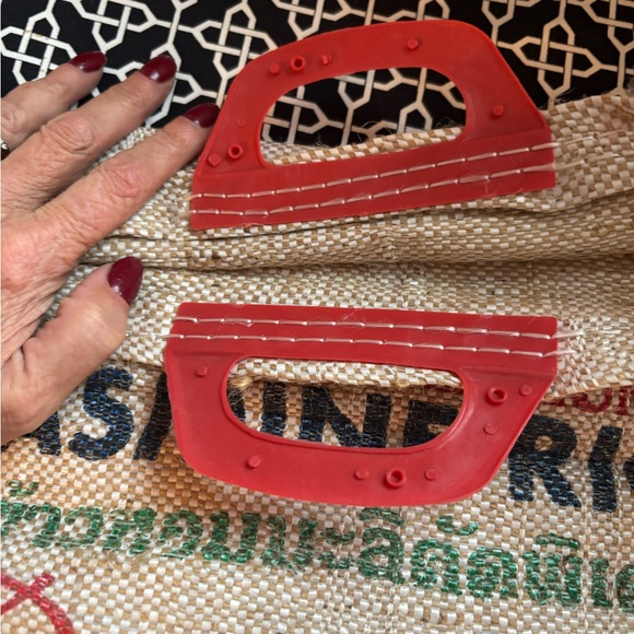 Jasmine Rice Burlap Bag - Picture 4 of 4